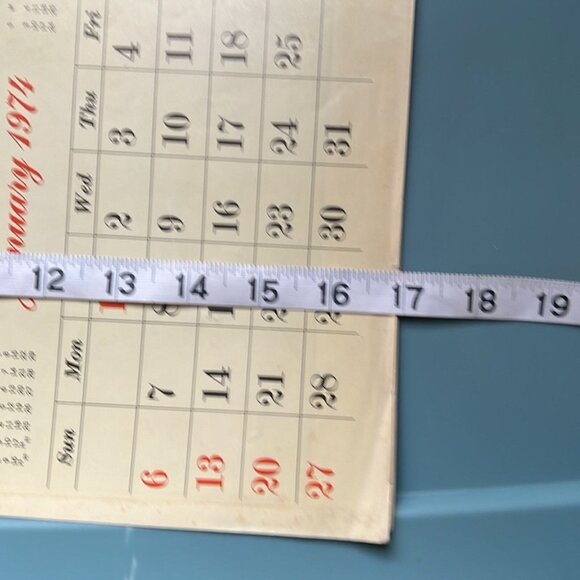 1974 Cam’d Machine Co yearly automobile calendar Pennsylvania - Picture 4 of 4